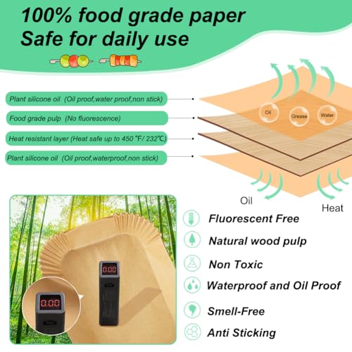 Air Fryer Liners for Ninja, Tower, Instant Vortex