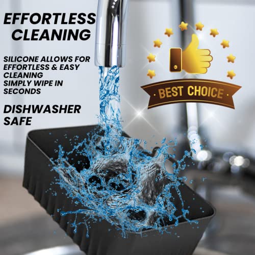 Reusable Silicone Liner 2-Pack for Ninja Dual Air Fryer