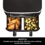 Ninja Foodi MAX Dual Zone Air Fryer AF451UK, 9.5L, Black