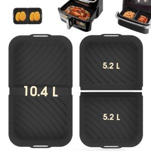 LADYSONS Silicone Air Fryer Liners for Ninja AF500UK