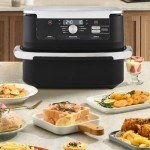 LADYSONS Silicone Air Fryer Liners for Ninja AF500UK