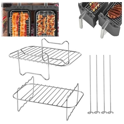 Stainless Steel Grill for Ninja Air Fryers
