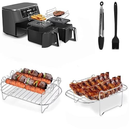 Air Fryer Rack Set for Ninja Dual Models