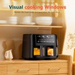Cookwise 9L Dual Air Fryer AF2-40D06: XL Capacity, 2 Drawers, 9-In-1 Presets