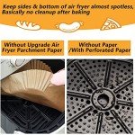 100 Disposable Square Liners for Air Fryers