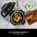 Ninja Foodi Mini Multi-Cooker, 4.7L, Gray/Black