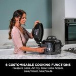 Ninja Foodi Mini Multi-Cooker, 4.7L, Gray/Black
