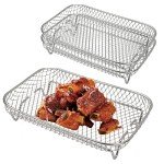 Stackable 3-Tier Air Fryer Rack for Ninja