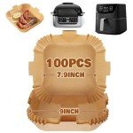 Air Fryer Square Parchment Paper - 100 Pieces