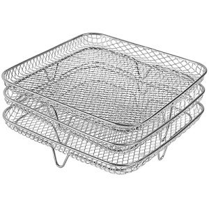 Stackable 3-Tier Air Fryer Rack with Support