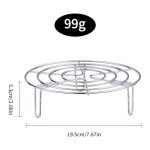Luckious Round Air Fryer Rack for Perfect Crispiness