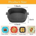 Silicone Air Fryer Liners - 2 Pack Square