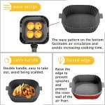 Silicone Air Fryer Liners - 2 Pack Square
