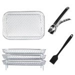 Valicaer Air Fryer Rack Set with Oil Brush