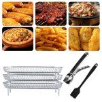Valicaer Air Fryer Rack Set with Oil Brush