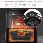 YINGRACE Foldable Silicone Air Fryer Liners - 2 Pack