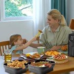 YINGRACE Foldable Silicone Air Fryer Liners - 2 Pack