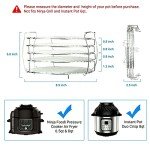 5-Layer Stainless Steel Dehydrator Rack for Air Fryers