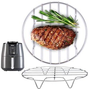 Urbify Stainless Steel Air Fryer Rack - Double Capacity