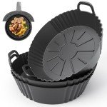 3-Pack Reusable Silicone Liners for Air Fryers