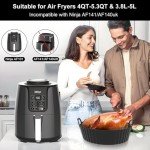 3-Pack Reusable Silicone Liners for Air Fryers