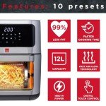 Sensio Home 12L 10-in-1 Air Fryer Oven