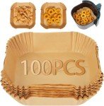 Air Fryer Parchment Paper Liners, 100 Pack