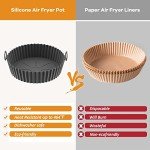 Silicone Liners for Air Fryers - 2 Pack