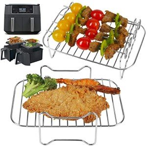 BYKITCHEN Air Fryer Rack Set with Skewers