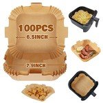 Disposable Air Fryer Paper Liners - 100 Pack