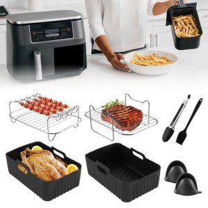 Reusable Silicone Air Fryer Liners for Ninja