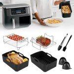 Reusable Silicone Air Fryer Liners for Ninja