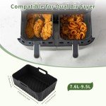 Reusable Silicone Air Fryer Liners for Ninja