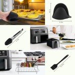 Reusable Silicone Air Fryer Liners for Ninja