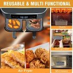 Ninja Dual Air Fryer Silicone Pot, 2PCS Basket