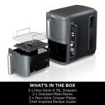 Ninja Double Stack XL Air Fryer with Dual Drawers