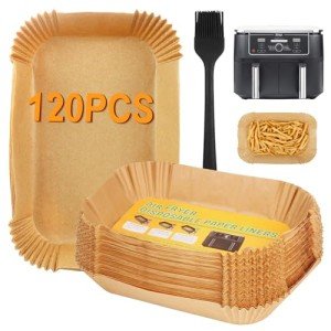 BYKITCHEN Disposable Air Fryer Liners - 120 PCS