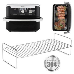 MKSS Reversible Stainless Steel 304 Rack Compatible with Ninja Flexidrawer AF500UK…