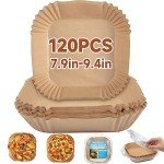 120PCS Non-Stick Air Fryer Paper Liners