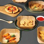120PCS Non-Stick Air Fryer Paper Liners