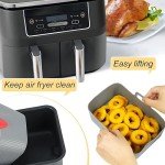 Set of 2 Reusable Silicone Liners for Air Fryers