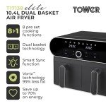 Tower Vortx Elite 10.4L Dual Basket Air Fryer