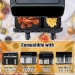 Silicone Liners for Dual Air Fryers - 2 Sizes