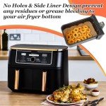 Ciusdkler 100 Pcs Non-Stick Air Fryer Liners
