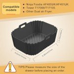 Ninja Dual Air Fryer Silicone Liner 9L-9.5L
