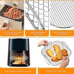 3-Piece Stainless Steel Air Fryer Rack Set