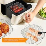 3-Piece Stainless Steel Air Fryer Rack Set