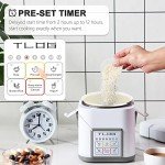 Compact Ceramic Rice Cooker for Healthy Meals