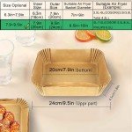 Disposable Air Fryer Liners - 100Pack, 20cm Square