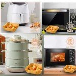 Disposable Air Fryer Liners - 100Pack, 20cm Square